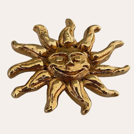 Broche soleil 