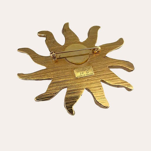 Broche soleil 