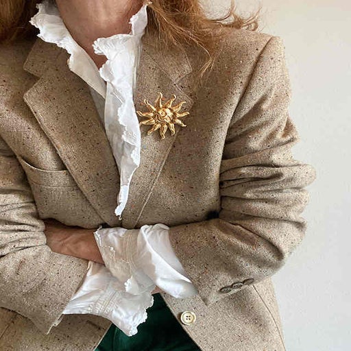 Broche soleil 
