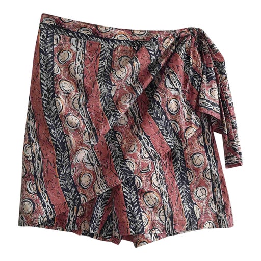 Wrap short skirt