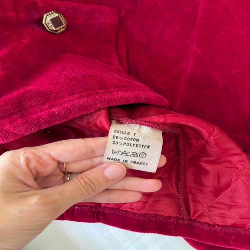 Veste en velours