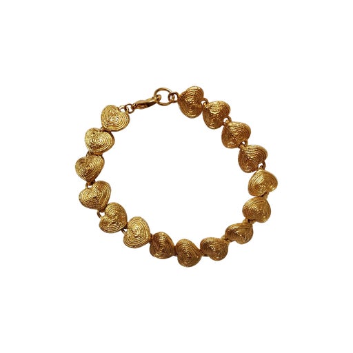 Bracelet en métal doré