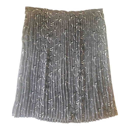 Jupe plissée à motifs