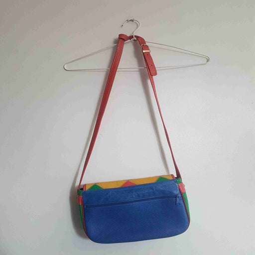 Sac en cuir multicolore