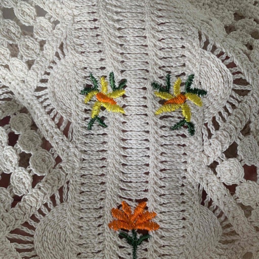 Crop top en crochet