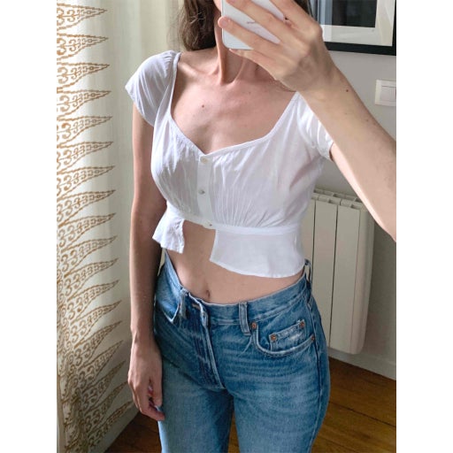 Crop top en coton