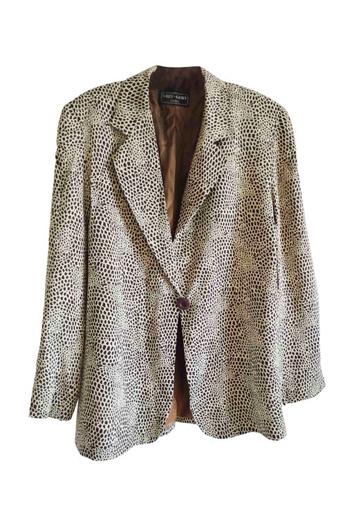 Leopard blazer