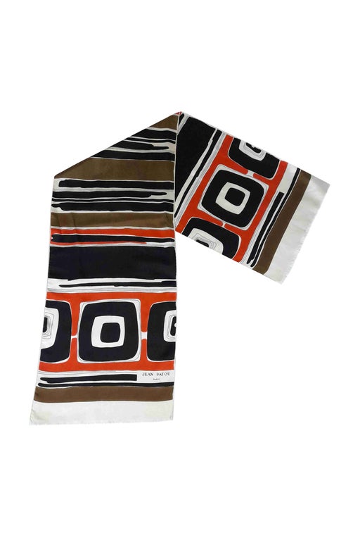 Jean Patou silk scarf