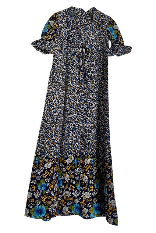 Robe longue à fleurs