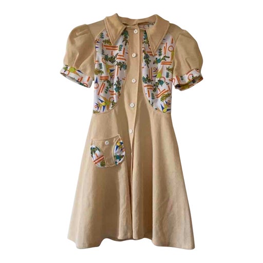 Patterned flared dress