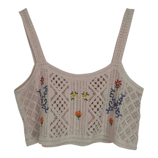 Crop top en crochet