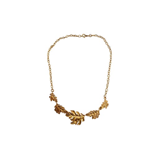 Collier en métal doré