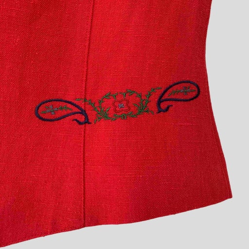 Gilet sans manches en lin