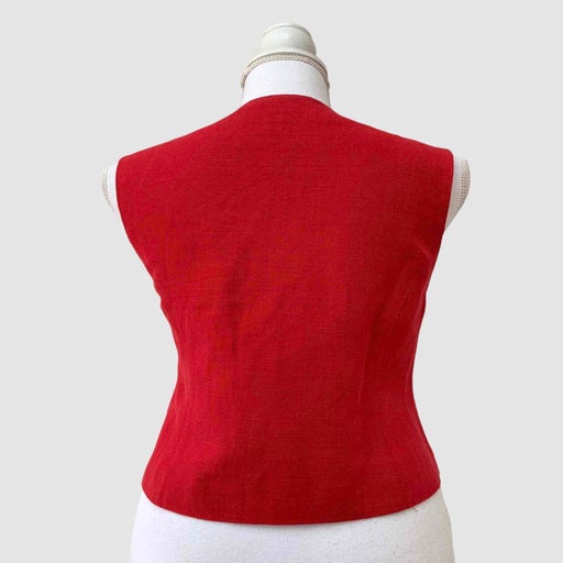 Gilet sans manches en lin