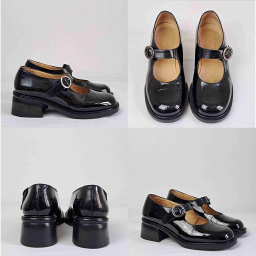 Babies en cuir vernis 