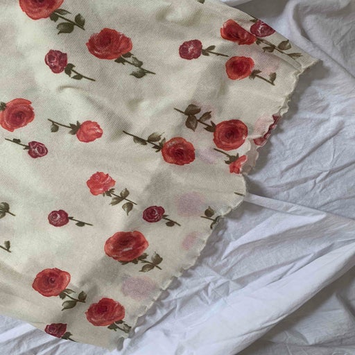 Jupe longue à fleurs