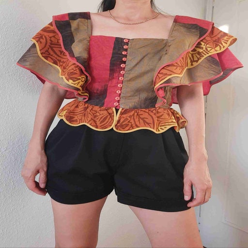 Patchwork crop top