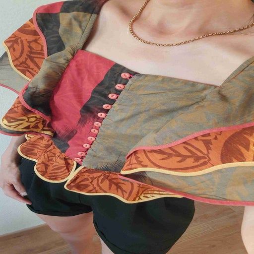 Patchwork crop top