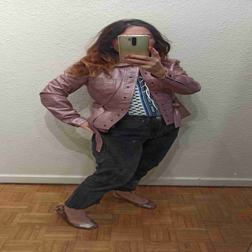 Blazer en cuir 