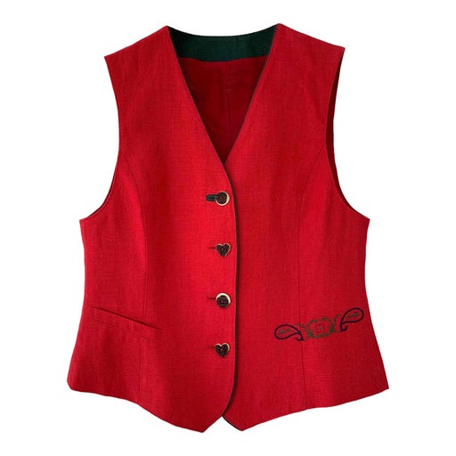 Gilet sans manches en lin