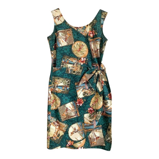 Robe portefeuille en coton