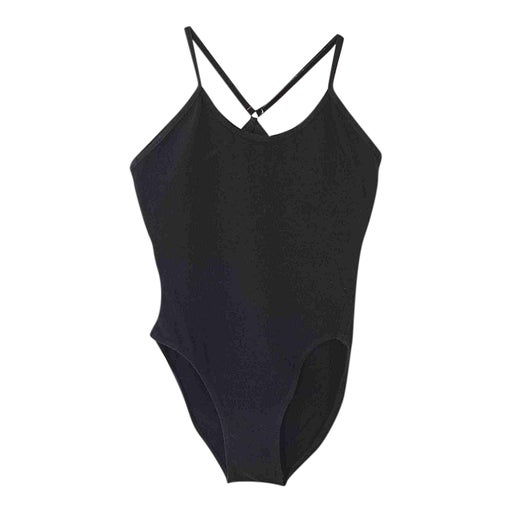 Body noir en coton