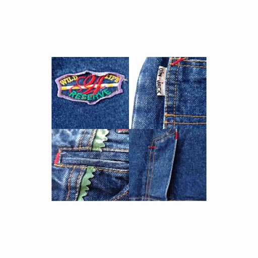 Denim mini skirt