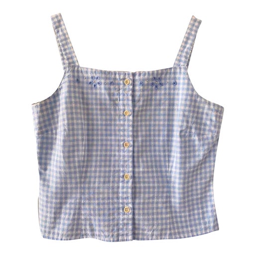 Gingham Crop Top