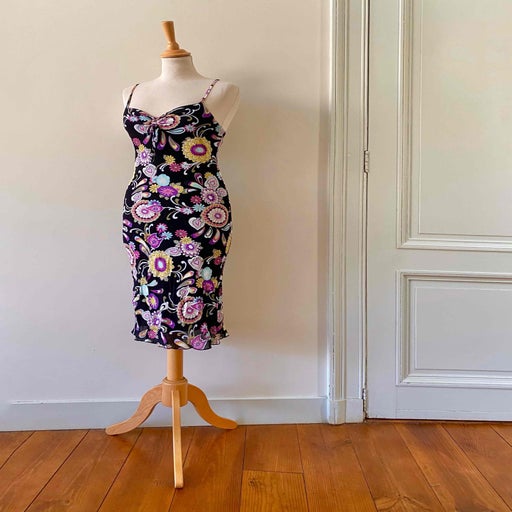 Robe nuisette à fleurs