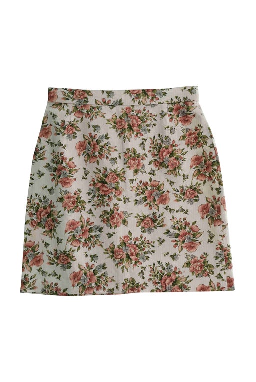 Short cotton skirt