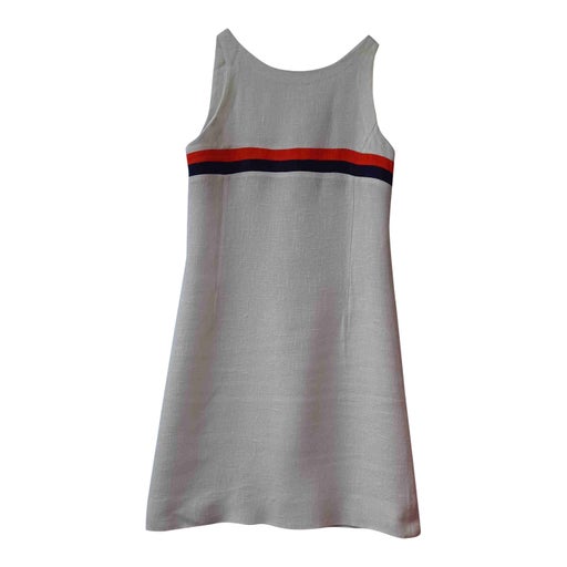 White shift dress