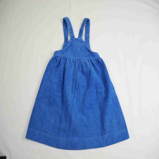 Robe salopette en velours côtelé