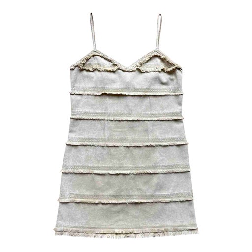 Short denim dress