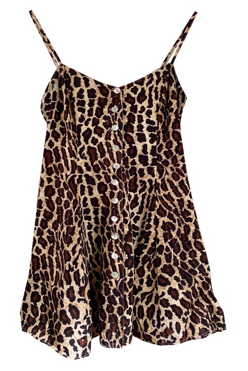 Leopard mini dress