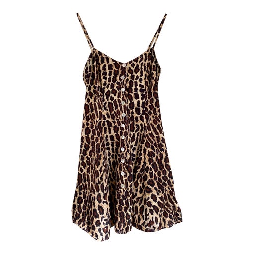 Leopard mini dress