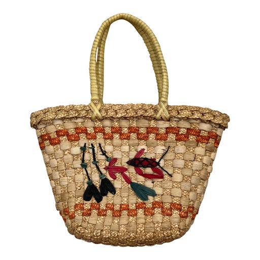 Panier brodé