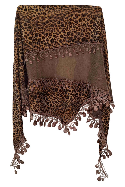 Leopard shawl