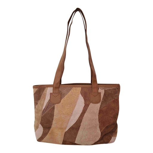 Sac patchwork en cuir