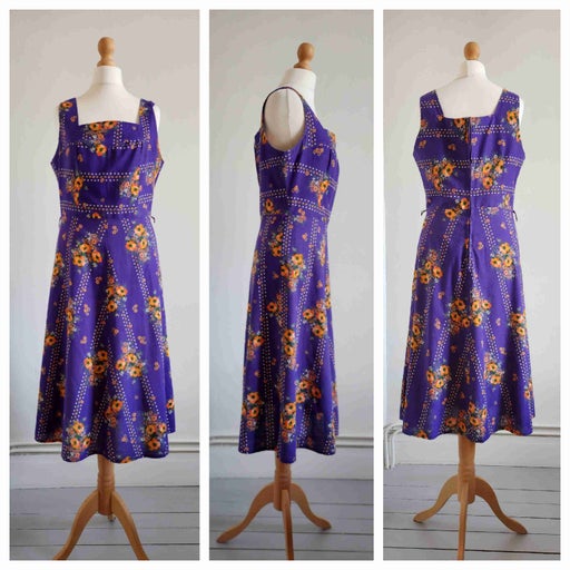 Robe midi en coton
