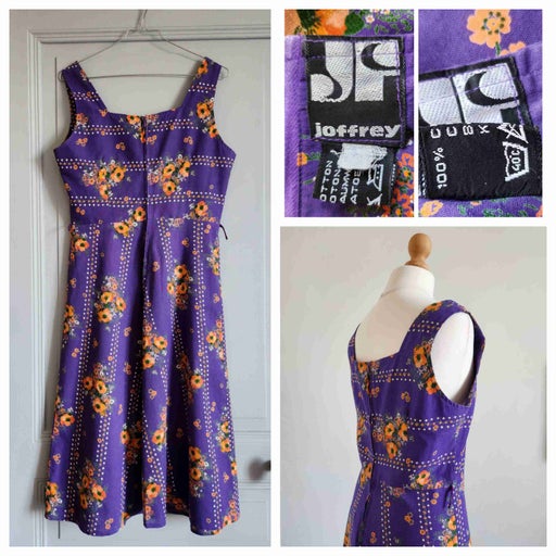 Robe midi en coton