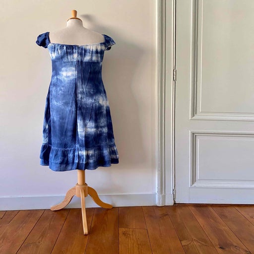 Robe midi tie and dye