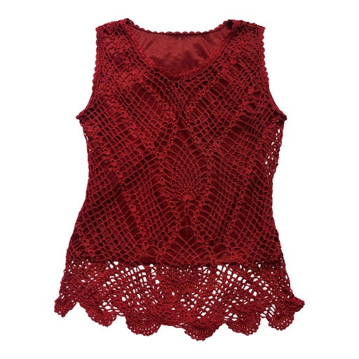 Top en crochet 