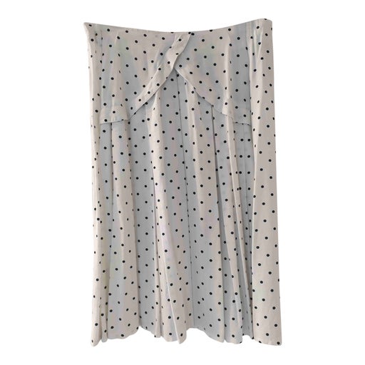 Polka dot skirt.