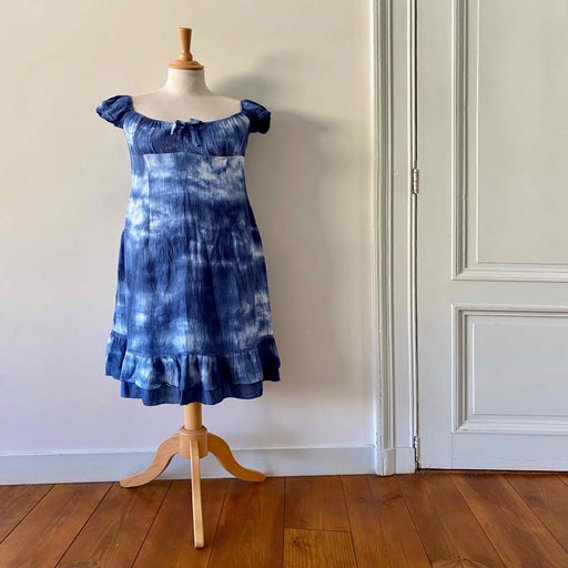 Robe midi tie and dye