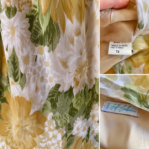 Robe nuisette à fleurs