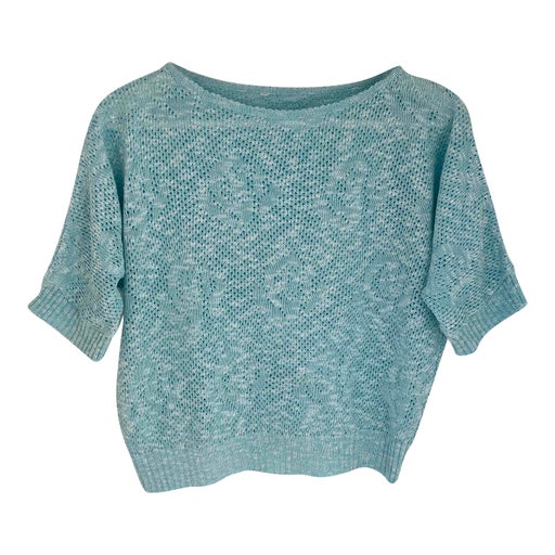 Top crochet en coton