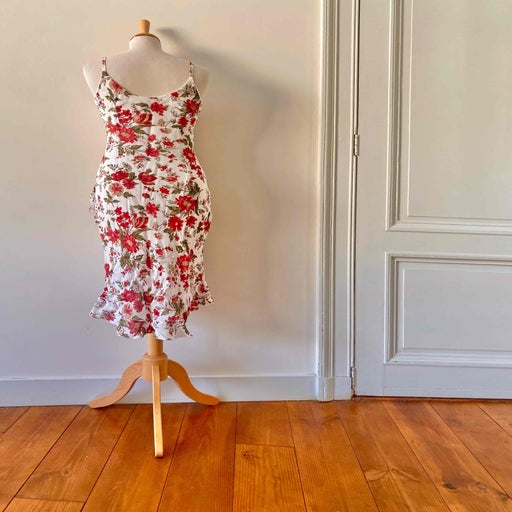 Robe nuisette à fleurs