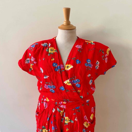 Combishort à fleurs
