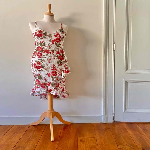 Robe nuisette à fleurs