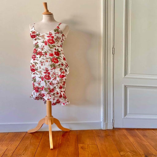 Robe nuisette à fleurs